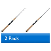 Shakespeare Micro Ultralight Spin Fishing Rod, Graphite Composite, Cork Handle, 5 ft, 2 Pack
