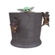 Golden Link Star Wars The Mandalorian and Grogu Popcorn Bucket with Fandango Movie Ticket - Star Wars Fans