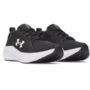 Under Armour Grade School Charged+ Assert 11 Running Shoes, Black White, Size 6, 6006905-001