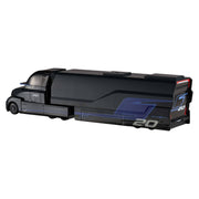 Mattel Disney Pixar Cars Gale Beaufort Jackson Storm Hauler Truck, 1:55 Scale, Multicolor, Extendable Ramp