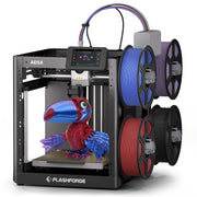 Flashforge AD5X 3D Printer, Multi-Color Printing, 600mm/s High Speed, Core XY, Auto Leveling, Heated PEI Steel Build Plate, 8.7 in Build Volume