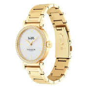 Coach 14503578 Ladies Madison Gold Band White Dial Perry Watch