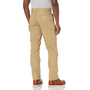 Carhartt Relaxed Straight Rigby Lined Dungarees Rugged Flex Stretch Work Utility Pants Dark Khaki 46W x 32L 103342-253