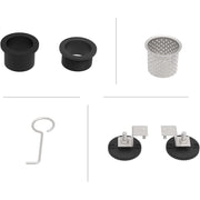 WEBANG 48IN09AMB 48 Inch Shower Linear Black Drain Rectangular Floor Drain, Matte Black