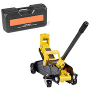 KFFKFF Low Profile Floor Jack, 1.5 Ton Capacity, Steel Racing Jack with Quick Lift Pump, 5.1-12.2 in Lifting Range, VL-80015