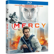 Mercy Blu-ray Movie, Sci-Fi Action Adventure, PG-13, Directed by Timur Bekmambetov, Starring Chris Pratt and Rebecca Ferguson, 1080p Widescreen, Multilingual Audio and Subtitles