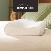 Tempur-Pedic Tempur-Ergo Neck Pillow Small Profile Extra Firm Hypoallergenic White 15300414P