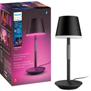 Philips 576454 Hue Go Black Portable Table Lamp - Black