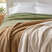 Better Homes & Gardens Wexford Chenille Blanket, Super Soft, Reversible Knit, Medium Weight, Full/Queen Size, Papyrus Beige