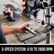 SKIL DP9505-00 6.2 Amp 10 in. Benchtop Drill Press with Laser and LED Light