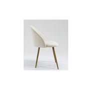 Mainstays SW22-08 Modern Accent Chair, Cream White