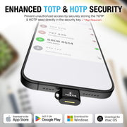 Thetis Nano-C FIDO2 Security Key, USB Type-C, Passwordless Login, Multi-Factor Authentication, Compact Black MB000504