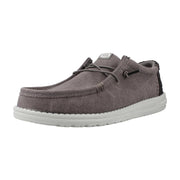HEYDUDE Wally Workwear Slip-On Casual Shoes for Men - Granite - 11M