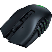 Razer RZ01-04400100-R3U1 Naga V2 Pro MMO Wireless Optical Gaming Mouse with Interchangeable Side Plates, Black