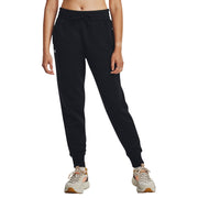 Under Armour Rival Fleece Joggers for Ladies - Black/White - S - Regular
