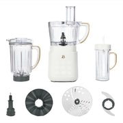 Beautiful 3-in-1 Kitchen System Blender Food Processor Personal Blender White 1200-Watt Motor 19878