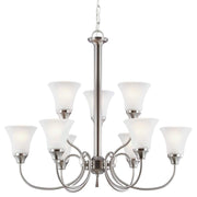 Generation Lighting Holman Five Light Chandelier with Crystal Embellishments, Heirloom Bronze, 18 in, 31809-782