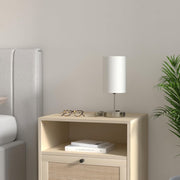 Nordic Hygge B08GCG3N7T Set of 2 Touch Control Dimmable Table Lamps with 2 USB Charging Ports & AC Outlet