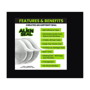 Alien 6035841 Sealing Tape Alien Seal Transparent Silicone Seal Strip 3Pc