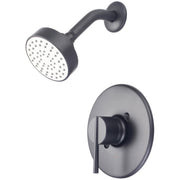 Pioneer Faucets T-2382-MB I2v Single Handle Shower Trim Set, Matte Black, Wallmount, Lever Handle, 1.75 GPM