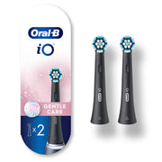 Oral-B 2 Pack Electric Toothbrush Brush Heads, Black - Enamel-Safe