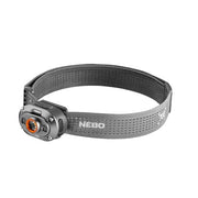 NEBO MYCRO 700 Headlamp, USB-C Rechargeable, 700 Lumens, 6 Light Modes with White Red Green, IPX4 Water Resistant, Adjustable Tilt, Convertible Cap Light, 902025