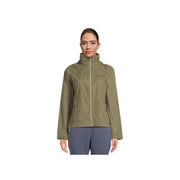 Columbia Women's Switchback IV Hooded Packable Rain Jacket, Water-Repellent Omni-Shield Fabric, Stone Green, XL, 2086711397XL