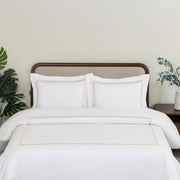 Dreamology Full Size Embroidered Cotton Sateen Duvet Cover Bedding Set, 3 Pieces, Pink