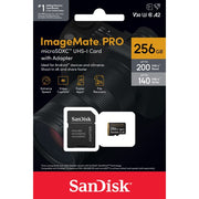 SanDisk SDSQXBD-256G-AW6KA 256GB ImageMate PRO microSDXC UHS-1 Memory Card