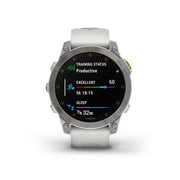 Garmin Epix Gen 2 Sapphire 47mm GPS Smartwatch White Titanium