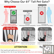 Lumizone Extra Tall Cat Gate 61.02