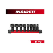 Milwaukee 49-16-1640 INSIDER Box Ratchet Socket SAE Set (8-Pieces)