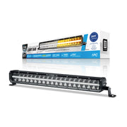Type S Elevate 20 Inch Spot and Flood Combo Beam Light Bar with Amber Accent Light, 10400 Lumens, Die-Cast Aluminum, Waterproof, Universal Fit
