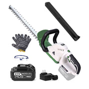 YAHHU 20 Inch Cordless Electric Hedge Trimmer, 21V Lithium Battery, Dual-Action Steel Blade, Ergonomic D-Shaped Handle