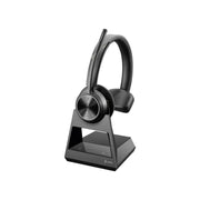 HP Poly Wireless DECT Headset System for Desk Phones, Mono Over-Ear, Noise Cancelling Microphone, 393.7 ft Range, Black, 783Q5AA#ABA