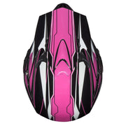 Raider RX1 Adult MX Off-Road Motorcycle Helmet, Lightweight Thermoplastic, DOT Certified, Pink, Medium, 2121314