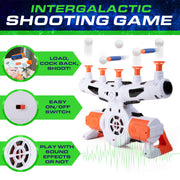 USA Toyz Astroshot Zero G Electronic Hovering Target Shooting Game with Foam Dart Blaster, 10 Floating Ball Targets, 12 Soft Foam Darts, Indoor and Outdoor Play
