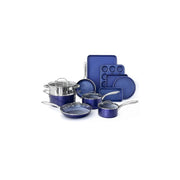 Granite Stone Diamond 7522 Cookware Set Granite Stone, 15 Piece Bakeware, Blue