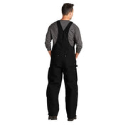 Carhartt 106672-BLK Firm Duck Loose-Fit Insulated Bib Overalls for Men, Black, M - Regular