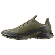 Salomon L47310300 Alphacross 5 GORE-TEX Trail Running Shoes for Men - Olive Night - 9M