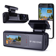 Rexing Ultra HD Car Dash Cam with Wi-Fi Bundle