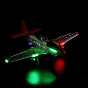 Areyourshop WLtoys XK A280 RC P51 Fighter Airplane, 4CH, Brushless 1806 Motor, 3D/6G Fixed Wing, Silver