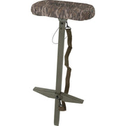 Avery Outdoors Marsh Seat Hunting Seat, Rust-Proof Aluminum Frame, Retractable Marsh Feet, Adjustable Height 27-37 in, Foldable, Bottomland Color, 4 lb, 36