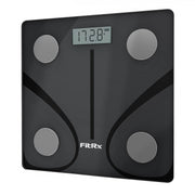 FitRx Smart Scale, Bluetooth Digital Body Composition Scale, Black Tempered Glass, Battery Powered, 12 in