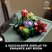 LEGO 6385788 Succulents Plant Decor Building Set for Adults