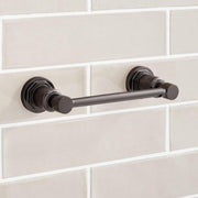 Signature Hardware Greyfield Toilet Paper Holder, Elegant Aged Brass Finish