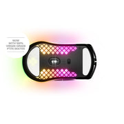 SteelSeries Aerox 3 Onyx Wireless Gaming Mouse, Ultra-Lightweight 68g, TrueMove Air Optical Sensor 18,000 CPI, Dual 2.4 GHz and Bluetooth 5.0 Connectivity, IP54 Water and Dust Resistant, USB-C Fast Charging