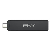 PNY Duo Link V3 USB 3.2 Gen 2 Flash Drive, 256GB, Dual Type-C and Type-A Connectors, Metal Swivel Design, Extreme Read/Write Speeds 1000/800MB/s