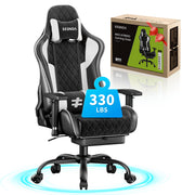 Seenda CPro-10 GCPro-10 Big and Tall Gaming Chair with Footrest, High-Back Ergonomic Office Chair