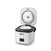 GRANITESTONE 2524 4-Cup White Space Saving Rice Cooker with Ceramic Nonstick Inner Pot